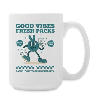 Fresh Packs sammeln sie entfesseln Kraft - Große Tasse 440 ml - Weiß - Rechts