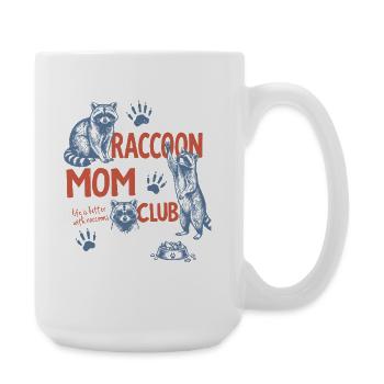 Dog Mom Club Shirt Life is Better with Dogs - Large Mug 440 ml - white - Right