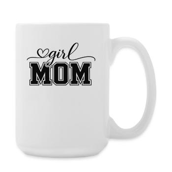 Maman de Fille | Cadeau Fête des Mères Humour - Grande tasse 440 ml - blanc - Droite