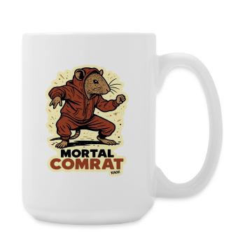 Comrat Rat Fighter Hoodie - Große Tasse 440 ml - Weiß - Rechts