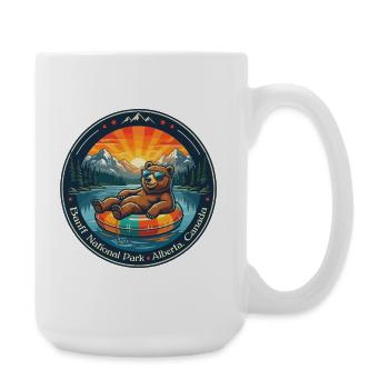 Banff National Park Canada Bear Animal - Large Mug 440 ml - white - Right