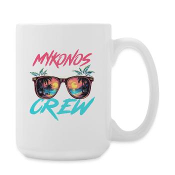 Mykonos Party Crew - Large Mug 440 ml - white - Right