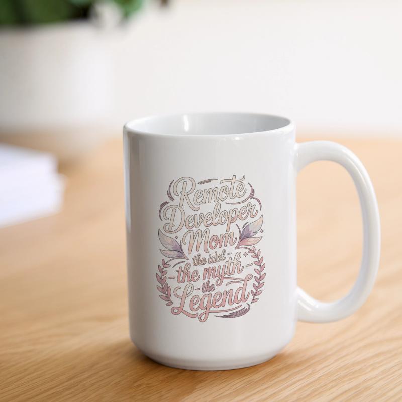 Remote Developer Mom The Idol The Remote Coder Large Mug 440 ml