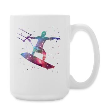 Kite Surfing Kitesurf Space Kids Kitesurfing - Grande tasse 440 ml - blanc - Droite