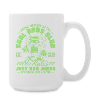 Club des Papas Cool - Fête des Pères Cadeaux 2026 - Grande tasse 440 ml - blanc - Droite