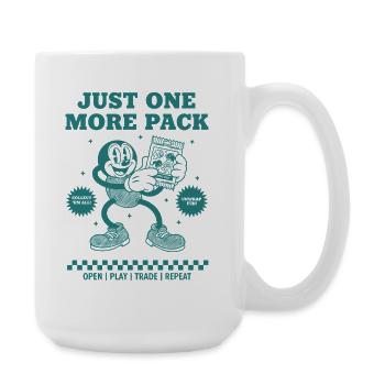 Just One More Pack Trading Card Open Play Trade - Large Mug 440 ml - white - Right