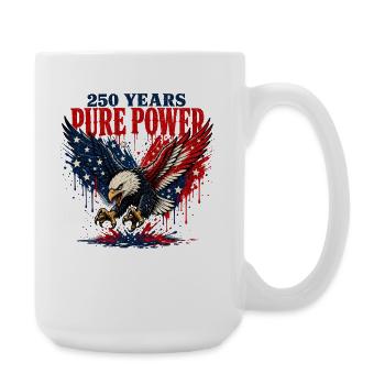 250 years of Pure Kraft Adler - Large Mug 440 ml - white - Right