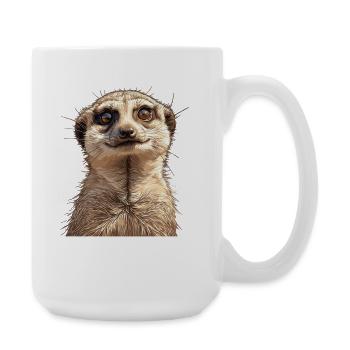 Suricate Erdmännchen - Grande tasse 440 ml - blanc - Droite
