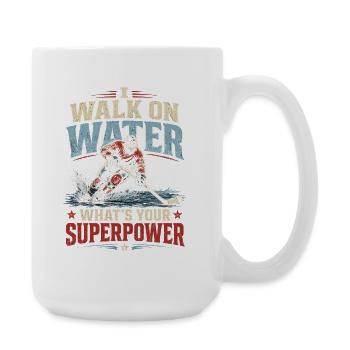 Superpuissance du Marcheur d’Eau - Grande tasse 440 ml - blanc - Droite