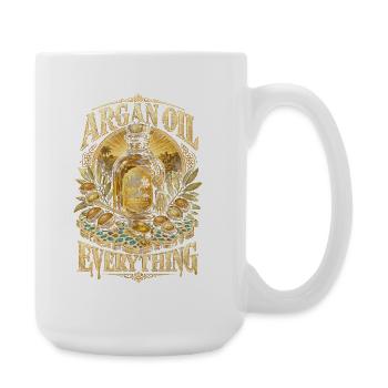 Marokkaner Marokko Argan Oil Everything - Große Tasse 440 ml - Weiß - Rechts