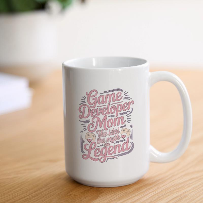 Game Developer Mom The Idol The Myth Game Coder Große Tasse 440 ml