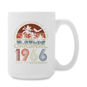 Cadeau rétro vintage d’anniversaire 1966 - Grande tasse 440 ml - blanc - Droite