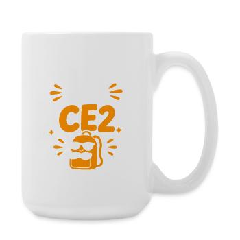 J'peux pas j'ai CE2 - Grande tasse 440 ml - blanc - Droite