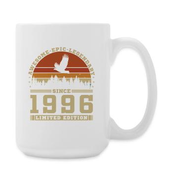 Vintage Retro Birthday Gift 1996 - Large Mug 440 ml - white - Right