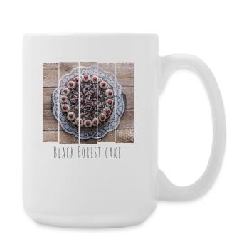 Gâteau à la crème Forêt-Noire pour chef pâtissier - Grande tasse 440 ml - blanc - Droite