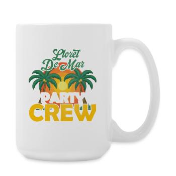 Lloret De Mar Party Crew - Große Tasse 440 ml - Weiß - Rechts