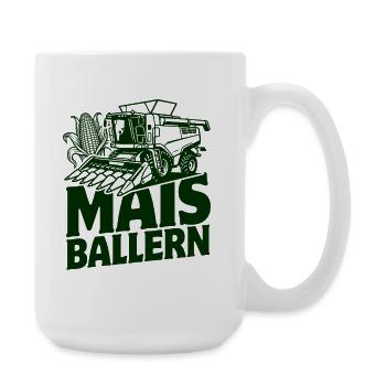 Mais | Maisernte | Maiskolben - Große Tasse 440 ml - Weiß - Rechts