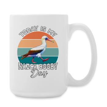Nazca Tölpel Nazca Booby - Large Mug 440 ml - white - Right