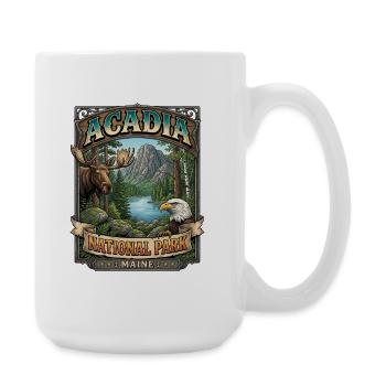 Acadia National Park, Maine - Large Mug 440 ml - white - Right