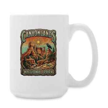 Canyonlands National Park Poster - Large Mug 440 ml - white - Right