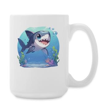Sharks Shark - Large Mug 440 ml - white - Right