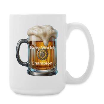 Beer World Champion - Große Tasse 440 ml - Weiß - Rechts