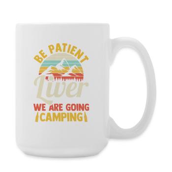 Camping Bonfire Camp Life Forest Camper - Large Mug 440 ml - white - Right