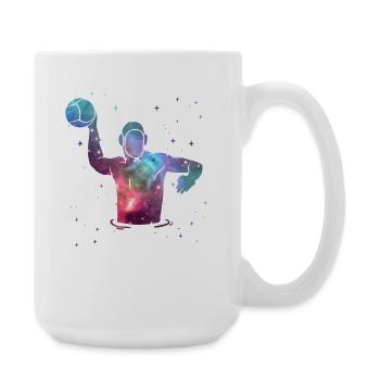 Water Polo Space Men Boys Water Polo Players - Large Mug 440 ml - white - Right