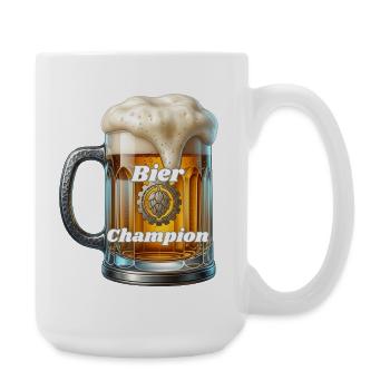 Bier Champion - Große Tasse 440 ml - Weiß - Rechts