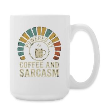 Café et Sarcasme Kaffee - Grande tasse 440 ml - blanc - Droite
