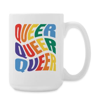 -2026-_LGBTQ_Queer_Queer_Queer_3 - Große Tasse 440 ml - Weiß - Rechts