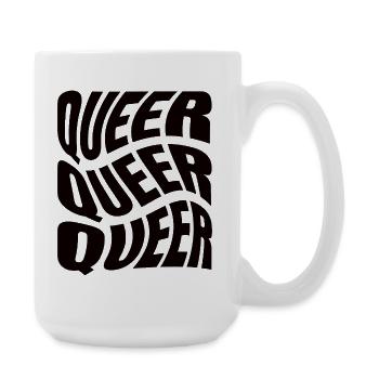 -2026-_LGBTQ_Queer_Queer_Queer - Große Tasse 440 ml - Weiß - Rechts