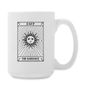 ESFP | Tarotkarte Persönlichkeit - Große Tasse 440 ml - Weiß - Rechts