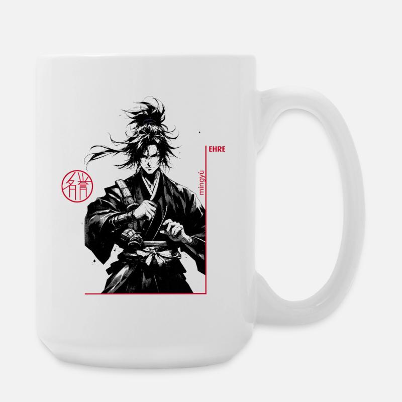 Samurai - Large Mug 440 ml - white