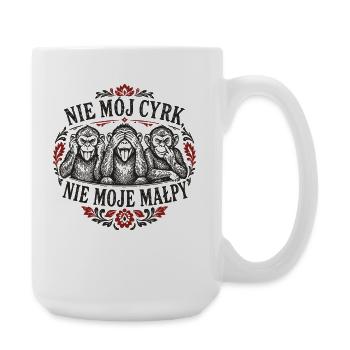 Nie Mój Cyrk - Large Mug 440 ml - white - Right