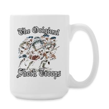 Histoire de l’Écosse Humour T | Attaque des Highlanders - Grande tasse 440 ml - blanc - Droite