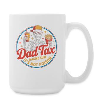 Squelette de Snacks Dad Tax - Grande tasse 440 ml - blanc - Droite