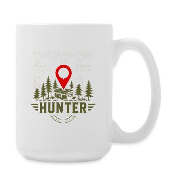 FTF Hunter GPS Treasure Hunting Design - Large Mug 440 ml - white - Right