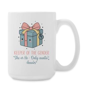 Révélation du sexe : Gardien du genre Elle ou il - Grande tasse 440 ml - blanc - Droite