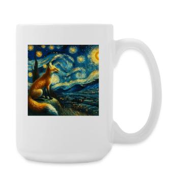 Swiftfuchs Starry Night - Large Mug 440 ml - white - Right