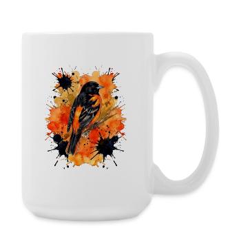 Baltimoretrupial - Große Tasse 440 ml - Weiß - Rechts