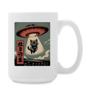 UFO Cat - Large Mug 440 ml - white - Right