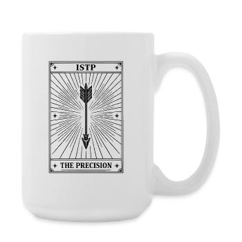 ISTP | Tarotkarte Persönlichkeit - Große Tasse 440 ml - Weiß - Rechts