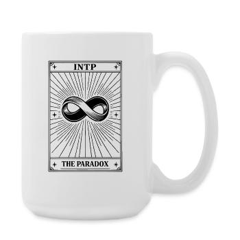 INTP | Tarotkarte Persönlichkeit - Große Tasse 440 ml - Weiß - Rechts