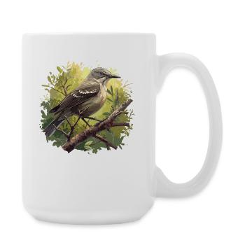 Spottdrosseln Spottdrossel - Große Tasse 440 ml - Weiß - Rechts