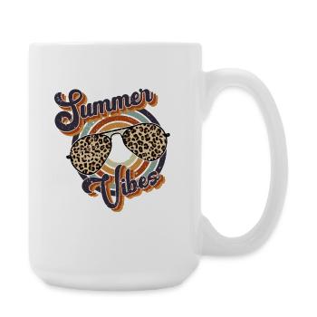 Summer Vibes Leopard Shades - Große Tasse 440 ml - Weiß - Rechts