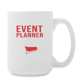 Event Planer Stimme - Große Tasse 440 ml - Weiß - Rechts