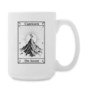 Capricorne | Signe du tarot - Grande tasse 440 ml - blanc - Droite
