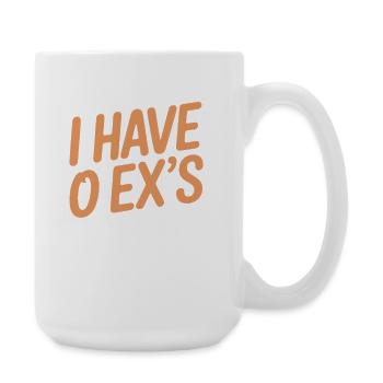 Ex-petit ami J’ai 0 ex Séparation Divorce célibataire - Grande tasse 440 ml - blanc - Droite