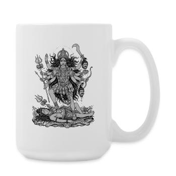 Hindu Goddess Kali - Large Mug 440 ml - white - Right